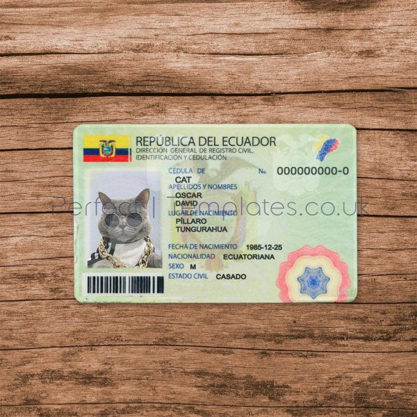 Ecuador Identity Card Template - Perfect Templates - The Biggest ...