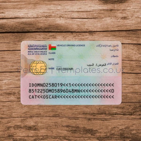 Oman Identity Card Template - Perfect Templates - The Biggest Selection ...