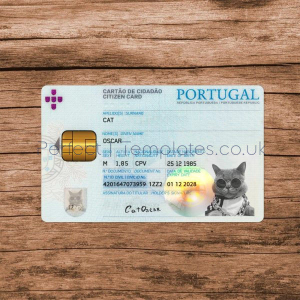 Portugal Identity Card Template - Perfect Templates - The Biggest ...